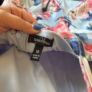 Flower formal dress